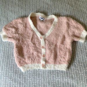 Verge Girl fuzzy cropped sweater